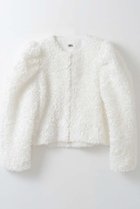 【ハー/HER.】の【2/5 11:00販売開始】3Dレースジャケット 人気、トレンドファッション・服の通販 founy(ファニー) ファッション Fashion レディースファッション Fashion for Women アウター Coat / Outerwear Collection レディースジャケット・軽アウター Jackets 2026年 2026 ジャケット Jacket, Outerwear バランス Balance, Style Balance フロント Front, Front Design レース Lace, Lace Fabric 夏 Summer 春 Spring S/S・春夏 SS, Spring/Summer, Warm Season thumbnail ホワイト|ID: prp329100004851046 ipo3291000000035568010