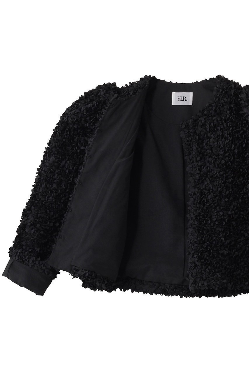 【ハー/HER.】の3Dレースジャケット 人気、トレンドファッション・服の通販 founy(ファニー) 　ファッション　Fashion　レディースファッション　Fashion for Women　アウター　Coat / Outerwear Collection　レディースジャケット・軽アウター　Jackets　ジャケット　Jacket, Outerwear　バランス　Balance, Style Balance　フロント　Front, Front Design　レース　Lace, Lace Fabric　other-6|ID: prp329100004851046 ipo3291000000036169246