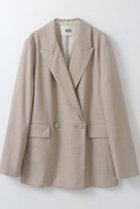 【ハー/HER.】の【2/5 11:00販売開始】リラクシーダブルジャケット 人気、トレンドファッション・服の通販 founy(ファニー) ファッション Fashion レディースファッション Fashion for Women アウター Coat / Outerwear Collection レディースジャケット・軽アウター Jackets 2026年 2026 オケージョン Occasion Wear ジャケット Jacket, Outerwear セットアップ Set-Up, Coordinated Outfit ダウン Down, Puffer ダブル Double, Double-Breasted ボトム Bottoms, Lower Wear リラックス Relax, Relaxed Fit 夏 Summer 春 Spring S/S・春夏 SS, Spring/Summer, Warm Season thumbnail ベージュ|ID: prp329100004851047 ipo3291000000035568027