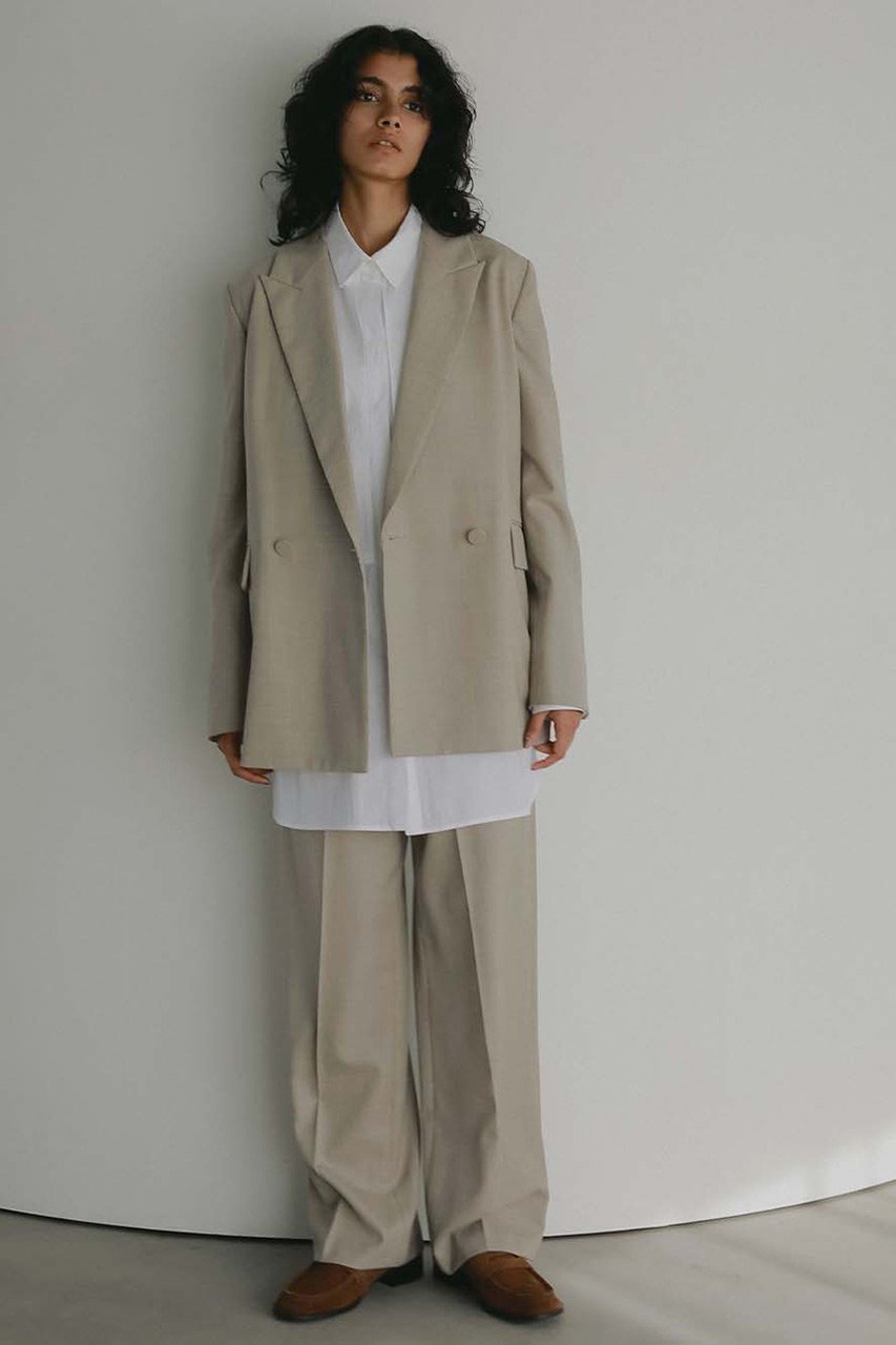 【ハー/HER.】のリラクシーダブルジャケット 大人の最旬トレンドファッション＆コーディネート founy(ファウニー) 　ファッション　Fashion　レディースファッション　Fashion for Women　アウター　Coat / Outerwear Collection　レディースジャケット・軽アウター　Jackets　オケージョン　Occasion Wear　ジャケット　Jacket, Outerwear　セットアップ　Set-Up, Coordinated Outfit　ダウン　Down, Puffer　ダブル　Double, Double-Breasted　ボトム　Bottoms, Lower Wear　リラックス　Relax, Relaxed Fit　other-8|ID: prp329100004851047 ipo3291000000036686032