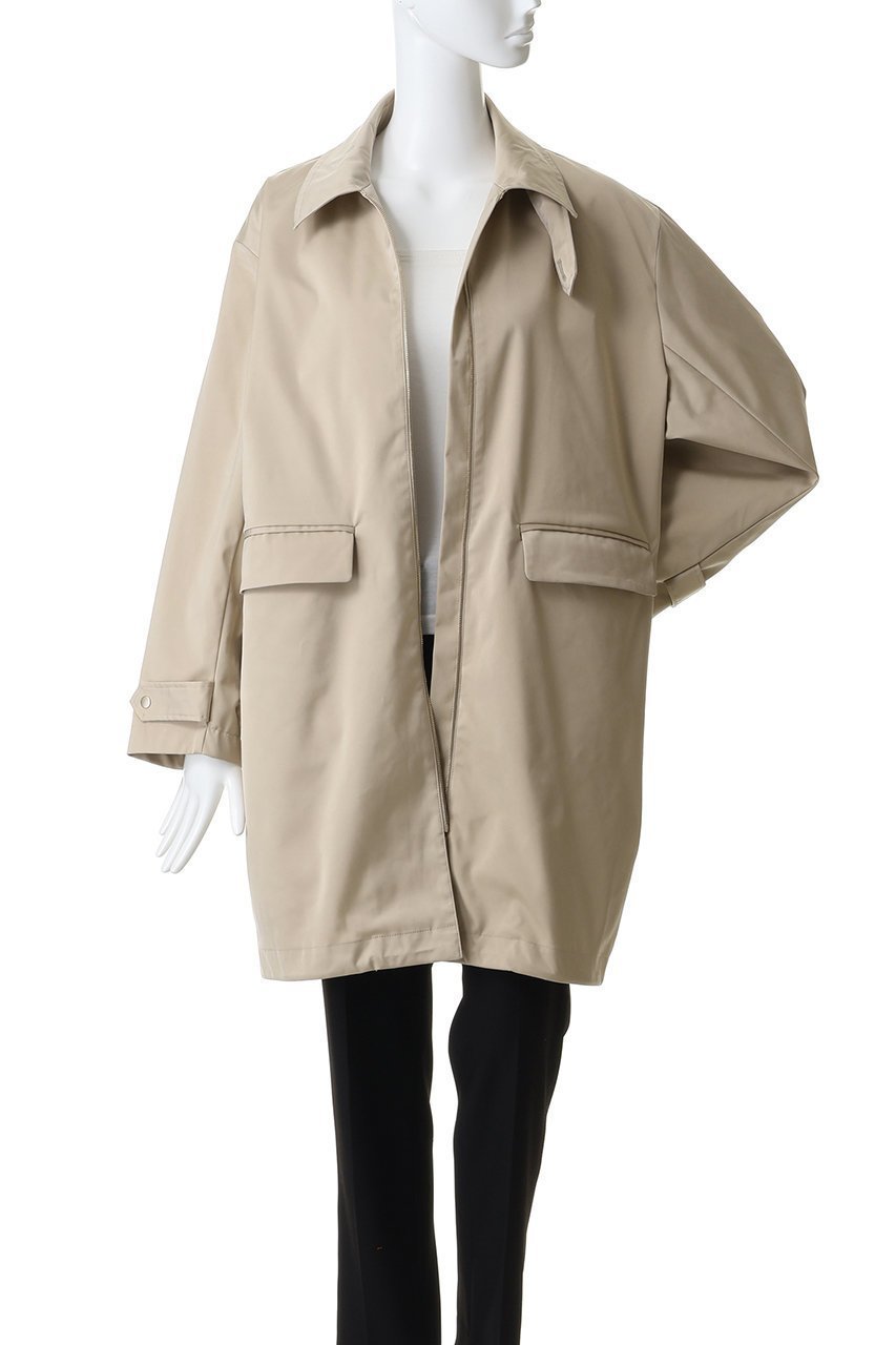 【マルティニーク/martinique】のジッパーコート 人気、トレンドファッション・服の通販 founy(ファニー) 　ファッション　Fashion　レディースファッション　Fashion for Women　アウター　Coat / Outerwear Collection　コート・ロングコート・ピーコート　Long Coats, Peacoats & More　ショート　Short, Short Length　シンプル　Simple, Minimal　スタンド　Stand Collar, Upright Stand　ドレープ　Drape, Draping Fabric　other-8|ID: prp329100004851048 ipo3291000000036169274