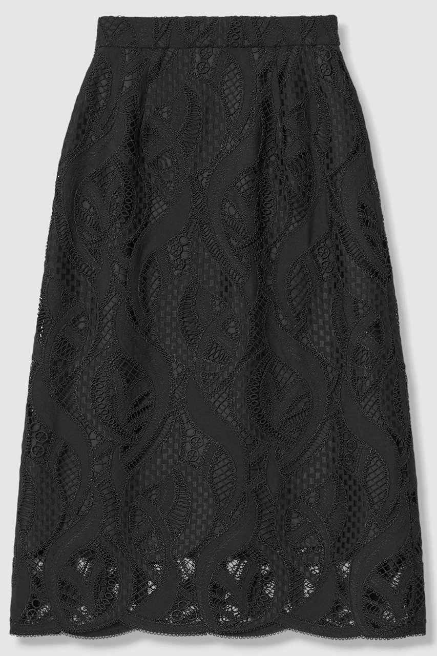 【アナイ/ANAYI】の【セットアップ対象商品】リーフコード刺繍 Iライン スカート 人気、トレンドファッション・服の通販 founy(ファニー) 　ファッション　Fashion　レディースファッション　Fashion for Women　セットアップ　Matching Sets　スカート・ミニ/ミディ/マキシ　Skirts / Mini, Midi & Maxi Skirts　スカート　Skirts　ロングスカート　Long Skirts / Maxi & Midi Skirts　おすすめ　Recommended / Our Picks　エンブロイダリー　Embroidery Design　ジャケット　Jacket, Outerwear　セットアップ　Set-Up, Coordinated Outfit　プリント　Print, Printed Pattern　モチーフ　Motif, Design Theme　リーフ　Leaf, Botanical Leaf　レース　Lace, Lace Fabric　ロング　Long, Long-Length　other-2|ID: prp329100004851054 ipo3291000000036169275