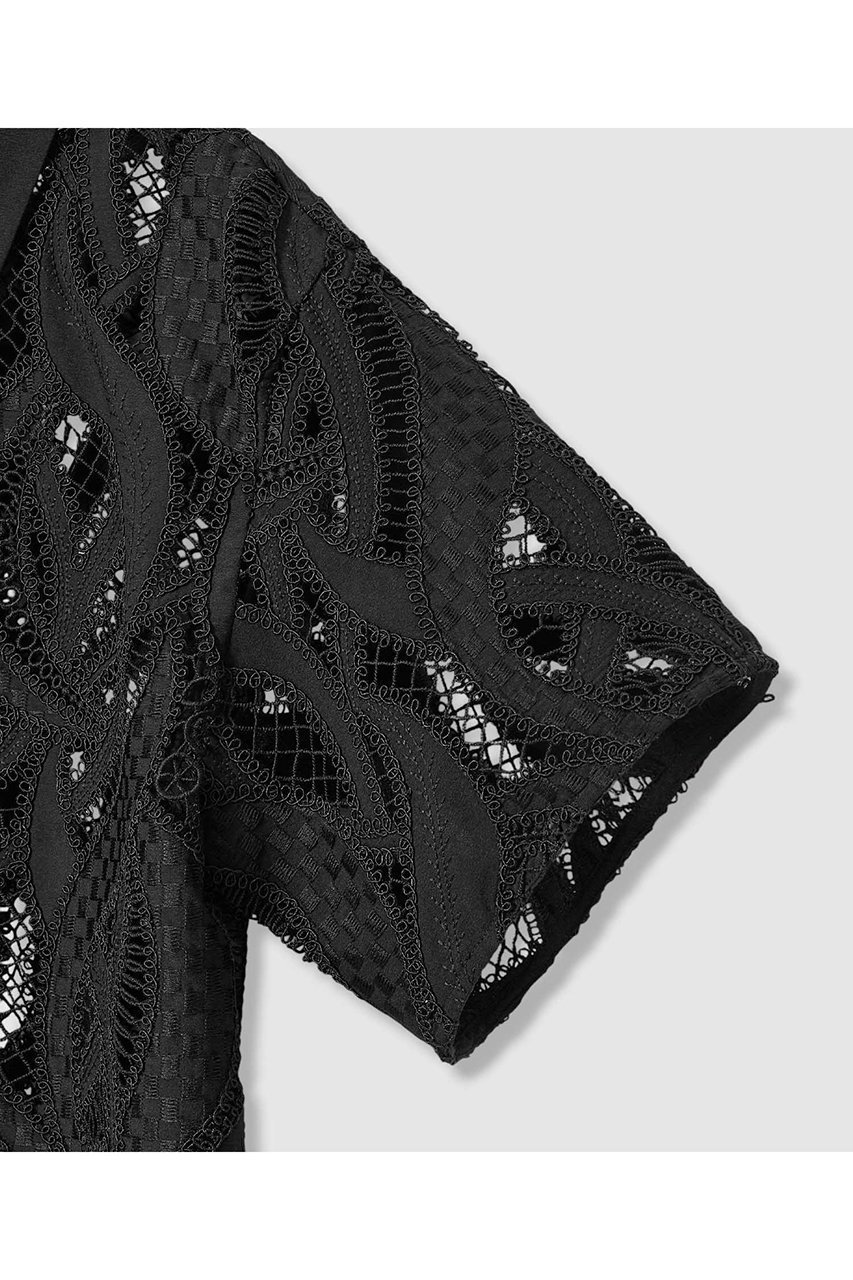 【アナイ/ANAYI】の【セットアップ対象商品】リーフコード刺繍半袖 ブラウス 人気、トレンドファッション・服の通販 founy(ファニー) 　ファッション　Fashion　レディースファッション　Fashion for Women　トップス・カットソー　Cut & Sew Tops　シャツ・ブラウス・オフィスカジュアル　Elegant Blouses & Button-Ups　2026年　2026　おすすめ　Recommended / Our Picks　エンブロイダリー　Embroidery Design　ショート　Short, Short Length　スリーブ　Sleeve, Long Sleeve / Short Sleeve　セットアップ　Set-Up, Coordinated Outfit　バランス　Balance, Style Balance　モチーフ　Motif, Design Theme　リーフ　Leaf, Botanical Leaf　半袖　Short Sleeve, Half Sleeve　夏　Summer　春　Spring　S/S・春夏　SS, Spring/Summer, Warm Season　無地　Plain, Solid Color　other-4|ID: prp329100004851055 ipo3291000000035568130