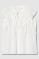 【アナイ/ANAYI】のライトローンラッフル ブラウス 人気、トレンドファッション・服の通販 founy(ファニー) ファッション Fashion レディースファッション Fashion for Women トップス・カットソー Cut & Sew Tops シャツ・ブラウス・オフィスカジュアル Elegant Blouses & Button-Ups 2026年 2026 アシンメトリー Asymmetrical Style エアリー Airy Texture シアー Sheer, See-Through ショート Short, Short Length スリーブ Sleeve, Long Sleeve / Short Sleeve ヨーク Yoke, Yoke Design ラッフル Ruffle, Frill ロング Long, Long-Length エレガント 上品 Elegant 夏 Summer 春 Spring S/S・春夏 SS, Spring/Summer, Warm Season thumbnail ホワイト|ID: prp329100004851056 ipo3291000000035568134