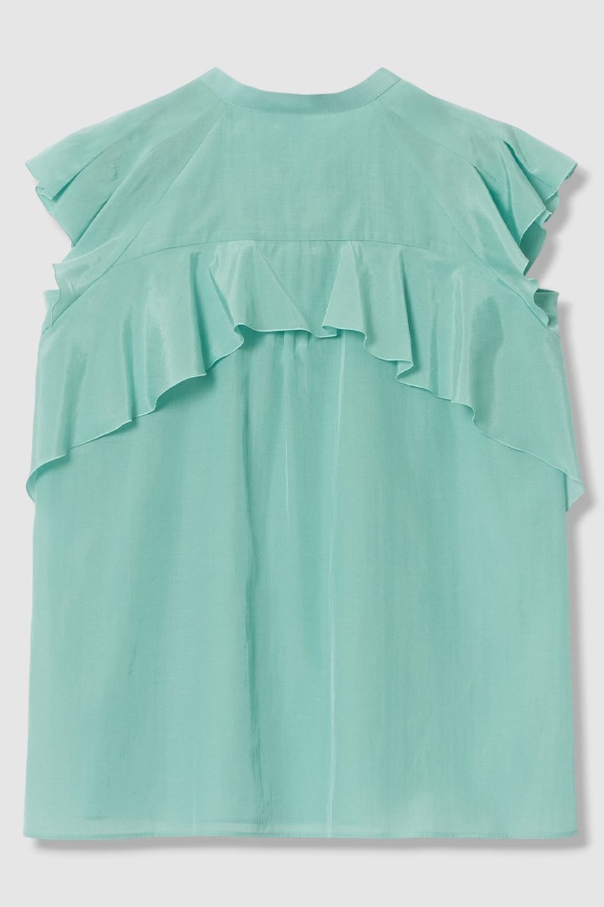 【アナイ/ANAYI】のライトローンラッフル ブラウス 人気、トレンドファッション・服の通販 founy(ファニー) ファッション Fashion レディースファッション Fashion for Women トップス・カットソー Cut & Sew Tops シャツ・ブラウス・オフィスカジュアル Elegant Blouses & Button-Ups アシンメトリー Asymmetrical Style エアリー Airy Texture シアー Sheer, See-Through ショート Short, Short Length スリーブ Sleeve, Long Sleeve / Short Sleeve ヨーク Yoke, Yoke Design ラッフル Ruffle, Frill ロング Long, Long-Length エレガント 上品 Elegant other-2|ID: prp329100004851056 ipo3291000000035626861