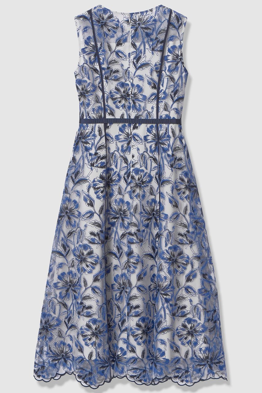 【アナイ/ANAYI】のフラワーエンブロイダリーフレア ワンピース 人気、トレンドファッション・服の通販 founy(ファニー) 　ファッション　Fashion　レディースファッション　Fashion for Women　ワンピース　Dresses　チュニック　Tunic Tops & Dresses　エレガント 上品　Elegant　チュニック　Tunic, Long Top　チュール　Tulip, Tulip Motif　ノースリーブ　Sleeveless, No-Sleeve　パイピング　Piping, Trim Design　フラワー　Flower, Floral　フレア　Flare, Flared　モチーフ　Motif, Design Theme　ロング　Long, Long-Length　other-2|ID: prp329100004851058 ipo3291000000036245914