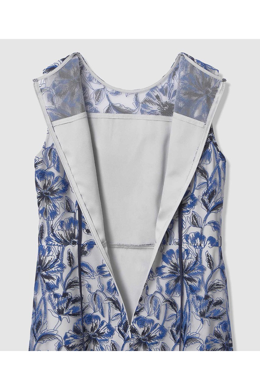 【アナイ/ANAYI】のフラワーエンブロイダリーフレア ワンピース 人気、トレンドファッション・服の通販 founy(ファニー) 　ファッション　Fashion　レディースファッション　Fashion for Women　ワンピース　Dresses　チュニック　Tunic Tops & Dresses　エレガント 上品　Elegant　チュニック　Tunic, Long Top　チュール　Tulip, Tulip Motif　ノースリーブ　Sleeveless, No-Sleeve　パイピング　Piping, Trim Design　フラワー　Flower, Floral　フレア　Flare, Flared　モチーフ　Motif, Design Theme　ロング　Long, Long-Length　other-7|ID: prp329100004851058 ipo3291000000036245919