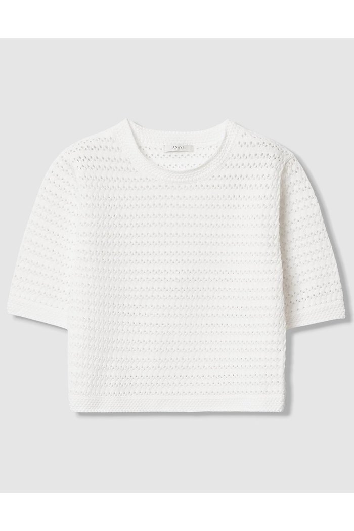 【アナイ/ANAYI】のアイレットボーダー プルオーバー インテリア・キッズ・メンズ・レディースファッション・服の通販 founy(ファニー) https://founy.com/ ファッション Fashion レディースファッション Fashion for Women トップス・カットソー Cut & Sew Tops ニット Knit Tops & Sweaters カジュアルプルオーバー・ニットトップス Pullovers & Knit Tops / Casual Pullovers 2026年 2026 おすすめ Recommended / Our Picks クロップド Cropped, Short Length シンプル Simple, Minimal トレンド Trend, Trending Now バランス Balance, Style Balance フォルム Silhouette, Form プリント Print, Printed Pattern ボトム Bottoms, Lower Wear ミドル Middle Length, Mid Height ワイド Wide, Wide Fit 今季 This Season, Current Season 夏 Summer 春 Spring S/S・春夏 SS, Spring/Summer, Warm Season |ID: prp329100004851069 ipo3291000000035568245