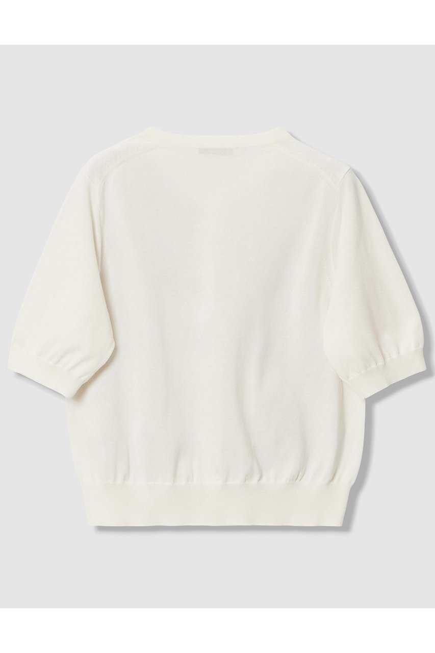 【アナイ/ANAYI】のインポートレースドッキング カーディガン 人気、トレンドファッション・服の通販 founy(ファニー) ファッション Fashion レディースファッション Fashion for Women トップス・カットソー Cut & Sew Tops ニット Knit Tops & Sweaters カーディガン・羽織り Layered Style Cardigans カーディガン Cardigan, Knitwear コンパクト Compact, Small Size チュール Tulip, Tulip Motif レース Lace, Lace Fabric エレガント 上品 Elegant 半袖 Short Sleeve, Half Sleeve other-2|ID: prp329100004851072 ipo3291000000036044645