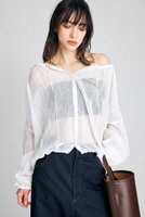 【ブリル/BRILL】のカラミギャザーブラウス 人気、トレンドファッション・服の通販 founy(ファニー) ファッション Fashion レディースファッション Fashion for Women トップス・カットソー Cut & Sew Tops シャツ・ブラウス・オフィスカジュアル Elegant Blouses & Button-Ups 2026年 2026 ギャザー Gathered, Ruffled ストリング String, Drawstring スリーブ Sleeve, Long Sleeve / Short Sleeve フォルム Silhouette, Form リネン Linen, Linen Fabric ロング Long, Long-Length 夏 Summer 春 Spring S/S・春夏 SS, Spring/Summer, Warm Season |ID:prp329100004851074