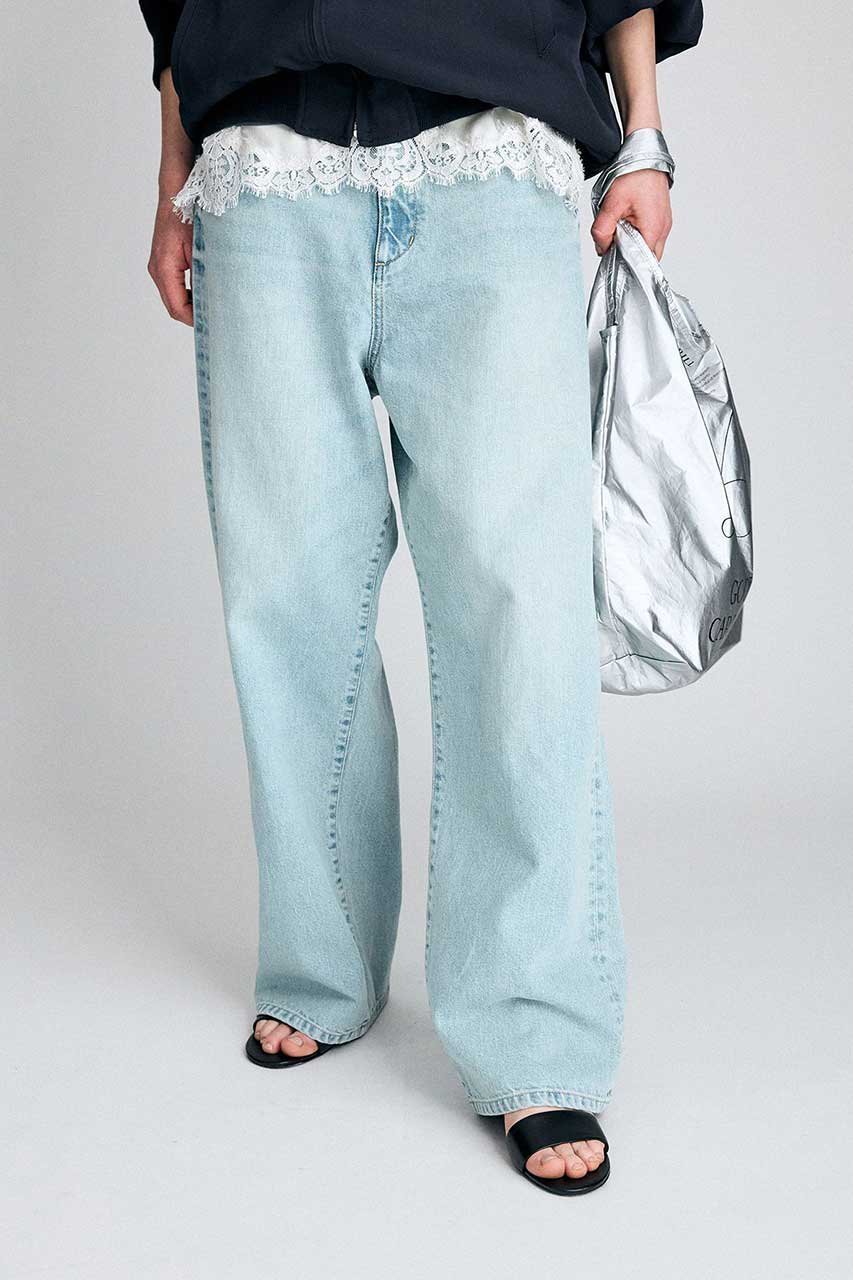 【ブリル/BRILL】のイージーライトデニム 人気、トレンドファッション・服の通販 founy(ファニー) 　ファッション　Fashion　レディースファッション　Fashion for Women　パンツ　Pants & Trousers　デニムパンツ・ジーンズ・美脚デニム　Denim Jeans & Pants　2026年　2026　ケミカル　Chemical, Chemical Wash　ストーン　Stone, Gem-Like　デニム　Denim, Jeans Material　ブリーチ　Bleach, Washed Finish　ユーズド　Used, Vintage-Look　夏　Summer　春　Spring　S/S・春夏　SS, Spring/Summer, Warm Season　other-2|ID: prp329100004851077 ipo3291000000035568335