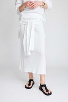 【ブリル/BRILL】のニットレイヤードスカート ホワイト|ID: prp329100004851078 ipo3291000000035568343