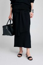 【ブリル/BRILL】のニットレイヤードスカート ブラック|ID: prp329100004851078 ipo3291000000035568344