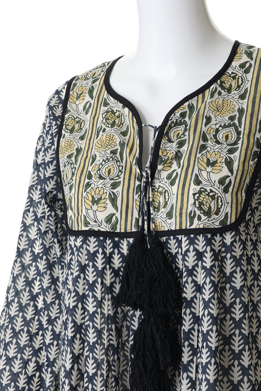 【エスゼット ブロックプリント/SZ Blockprints】のKITTY DRESS REVERSED タッセル付きドレス 人気、トレンドファッション・服の通販 founy(ファニー) 　ファッション　Fashion　レディースファッション　Fashion for Women　ワンピース　Dresses　フォーマル・パーティードレス・結婚式用ドレス　Elegant & Casual Dresses　チュニック　Tunic Tops & Dresses　2026年　2026　エアリー　Airy Texture　タッセル　Tassel, Fringe　チュニック　Tunic, Long Top　ドレス　Dress, One-Piece　プリント　Print, Printed Pattern　マキシ　Maxi, Full Length　リゾート　Resort, Vacation Style　夏　Summer　春　Spring　S/S・春夏　SS, Spring/Summer, Warm Season　other-5|ID: prp329100004851080 ipo3291000000035568376