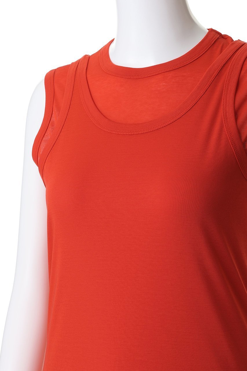 【ドメル/DOMELLE】のツイン レイヤー タンク 人気、トレンドファッション・服の通販 founy(ファニー) 　ファッション　Fashion　レディースファッション　Fashion for Women　トップス・カットソー　Cut & Sew Tops　キャミソール&ノースリーブ　Camisoles & Sleeveless Tops　シャツ・ブラウス・オフィスカジュアル　Elegant Blouses & Button-Ups　ロングTシャツ・Tシャツ　Longline T-Shirts & Tees　カットソー・ベーシックTシャツ　Cut-and-Sewn Tops / Stretch Tees & Basics　2026年　2026　アメリカン　American Style　インナー　Innerwear　キャミソール　Camisole, Spaghetti Strap Top　コンパクト　Compact, Small Size　ジャケット　Jacket, Outerwear　スリーブ　Sleeve, Long Sleeve / Short Sleeve　タンク　Tank Top, Sleeveless Top　ノースリーブ　Sleeveless, No-Sleeve　フィット　Fit, Slim Fit　ベスト　Vest, Waistcoat　ボトム　Bottoms, Lower Wear　夏　Summer　春　Spring　S/S・春夏　SS, Spring/Summer, Warm Season　other-5|ID: prp329100004851241 ipo3291000000035575927