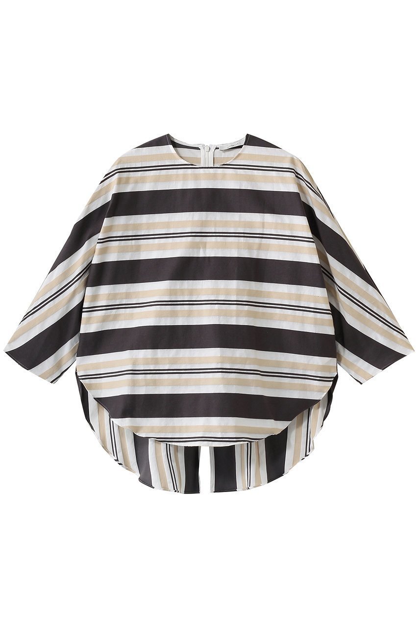 【ドメル/DOMELLE】のビッグ ストライプ ブラウス 人気、トレンドファッション・服の通販 founy(ファニー) 　ファッション　Fashion　レディースファッション　Fashion for Women　トップス・カットソー　Cut & Sew Tops　シャツ・ブラウス・オフィスカジュアル　Elegant Blouses & Button-Ups　ストライプ　Stripe, Striped Pattern　スリーブ　Sleeve, Long Sleeve / Short Sleeve　ビッグ　Big, Oversized　ファブリック　Fabric, Textile　フォルム　Silhouette, Form　ボーダー　Border, Stripe　リラックス　Relax, Relaxed Fit　ロング　Long, Long-Length　ワイド　Wide, Wide Fit　 other-1|ID: prp329100004851243 ipo3291000000036163316