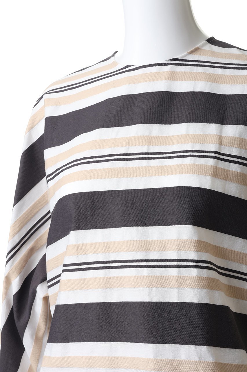 【ドメル/DOMELLE】のビッグ ストライプ ブラウス 人気、トレンドファッション・服の通販 founy(ファニー) 　ファッション　Fashion　レディースファッション　Fashion for Women　トップス・カットソー　Cut & Sew Tops　シャツ・ブラウス・オフィスカジュアル　Elegant Blouses & Button-Ups　ストライプ　Stripe, Striped Pattern　スリーブ　Sleeve, Long Sleeve / Short Sleeve　ビッグ　Big, Oversized　ファブリック　Fabric, Textile　フォルム　Silhouette, Form　ボーダー　Border, Stripe　リラックス　Relax, Relaxed Fit　ロング　Long, Long-Length　ワイド　Wide, Wide Fit　other-5|ID: prp329100004851243 ipo3291000000036163322