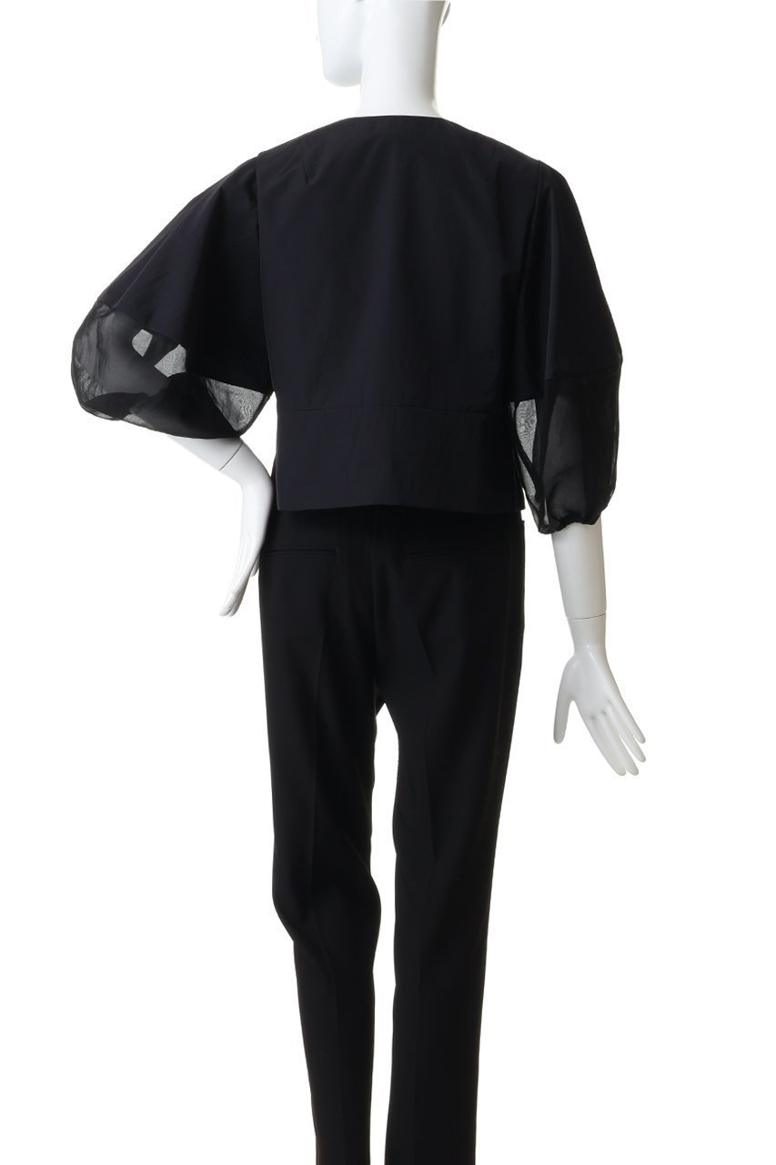 【ドメル/DOMELLE】のテクスチャード パフ ジャケット 人気、トレンドファッション・服の通販 founy(ファニー) 　ファッション　Fashion　レディースファッション　Fashion for Women　アウター　Coat / Outerwear Collection　レディースジャケット・軽アウター　Jackets　ブルゾンジャケット・スポーティアウター　Blouson Jackets　2026年　2026　オーガンジー　Organza Fabric　シェイプ　Shape, Slim Fit　シルク　Silk, 100% Silk　ジャカード／ジャガード　Jacquard, Woven Pattern　ジャケット　Jacket, Outerwear　スリーブ　Sleeve, Long Sleeve / Short Sleeve　セットアップ　Set-Up, Coordinated Outfit　ドット　Polka Dot, Dot Pattern　ブルゾン　Blouson, Bomber Jacket　マニッシュ　Mannish, Boyish　エレガント 上品　Elegant　夏　Summer　春　Spring　S/S・春夏　SS, Spring/Summer, Warm Season　other-4|ID: prp329100004851245 ipo3291000000035575968