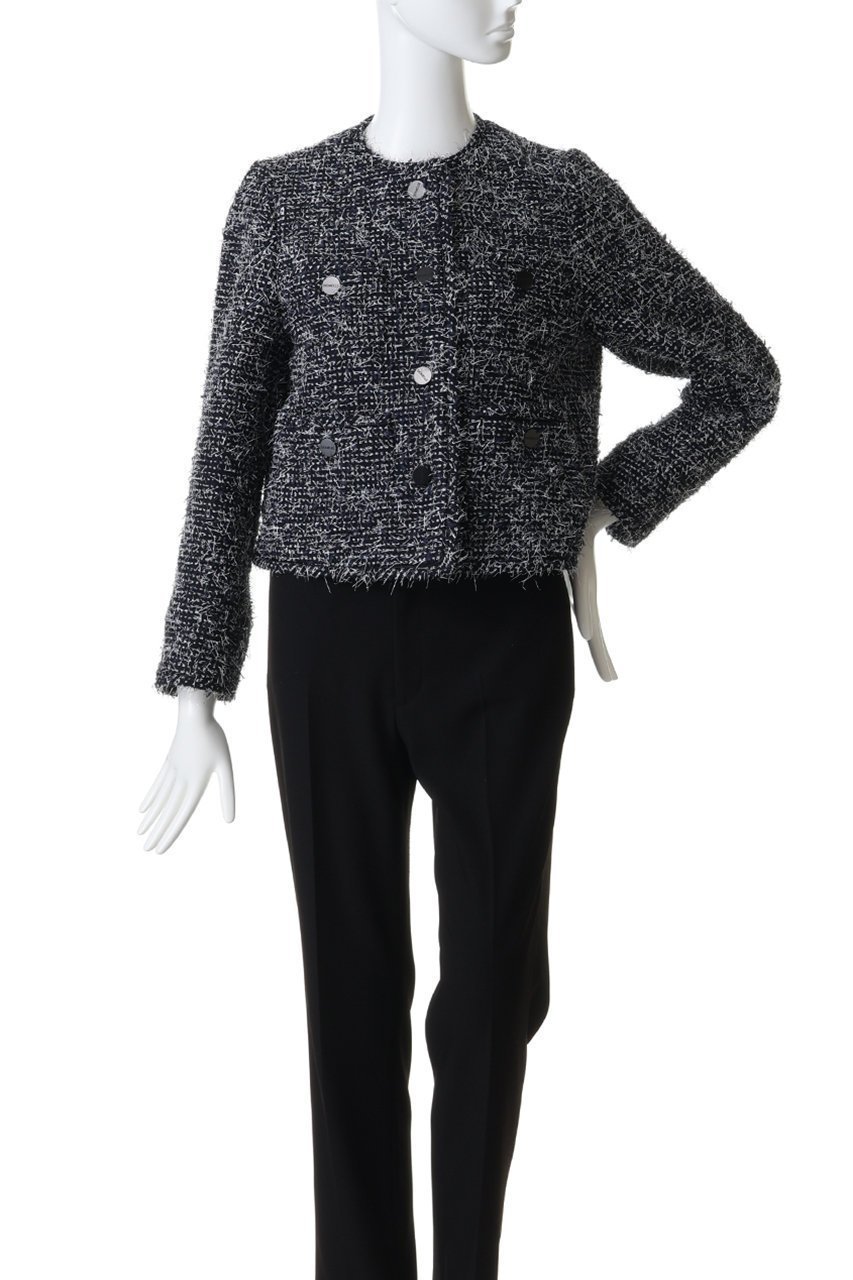 【ドメル/DOMELLE】のLINTON TWEED ジャケット 人気、トレンドファッション・服の通販 founy(ファニー) 　ファッション　Fashion　レディースファッション　Fashion for Women　アウター　Coat / Outerwear Collection　レディースジャケット・軽アウター　Jackets　2026年　2026　おすすめ　Recommended / Our Picks　コンパクト　Compact, Small Size　サテン　Satin, Glossy Fabric　ジャケット　Jacket, Outerwear　セットアップ　Set-Up, Coordinated Outfit　ツイード　Twill, Twill Weave　ポケット　Pocket, Pocket Detail　メタル　Metal, Metal Parts　ワイド　Wide, Wide Fit　エレガント 上品　Elegant　夏　Summer　春　Spring　S/S・春夏　SS, Spring/Summer, Warm Season　other-2|ID: prp329100004851246 ipo3291000000035575978