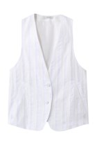 【ドメル/DOMELLE】のシアー ストライプ ベスト 人気、トレンドファッション・服の通販 founy(ファニー) ファッション Fashion レディースファッション Fashion for Women アウター Coat / Outerwear Collection レディースジャケット・軽アウター Jackets 2026年 2026 おすすめ Recommended / Our Picks シアー Sheer, See-Through ショート Short, Short Length ジャケット Jacket, Outerwear ストライプ Stripe, Striped Pattern セットアップ Set-Up, Coordinated Outfit ベスト Vest, Waistcoat マニッシュ Mannish, Boyish 夏 Summer 春 Spring S/S・春夏 SS, Spring/Summer, Warm Season thumbnail ホワイト|ID: prp329100004851247 ipo3291000000035575994