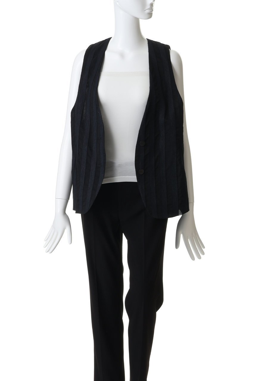 【ドメル/DOMELLE】のシアー ストライプ ベスト 人気、トレンドファッション・服の通販 founy(ファニー) 　ファッション　Fashion　レディースファッション　Fashion for Women　アウター　Coat / Outerwear Collection　レディースジャケット・軽アウター　Jackets　2026年　2026　おすすめ　Recommended / Our Picks　シアー　Sheer, See-Through　ショート　Short, Short Length　ジャケット　Jacket, Outerwear　ストライプ　Stripe, Striped Pattern　セットアップ　Set-Up, Coordinated Outfit　ベスト　Vest, Waistcoat　マニッシュ　Mannish, Boyish　夏　Summer　春　Spring　S/S・春夏　SS, Spring/Summer, Warm Season　other-7|ID: prp329100004851247 ipo3291000000035576004