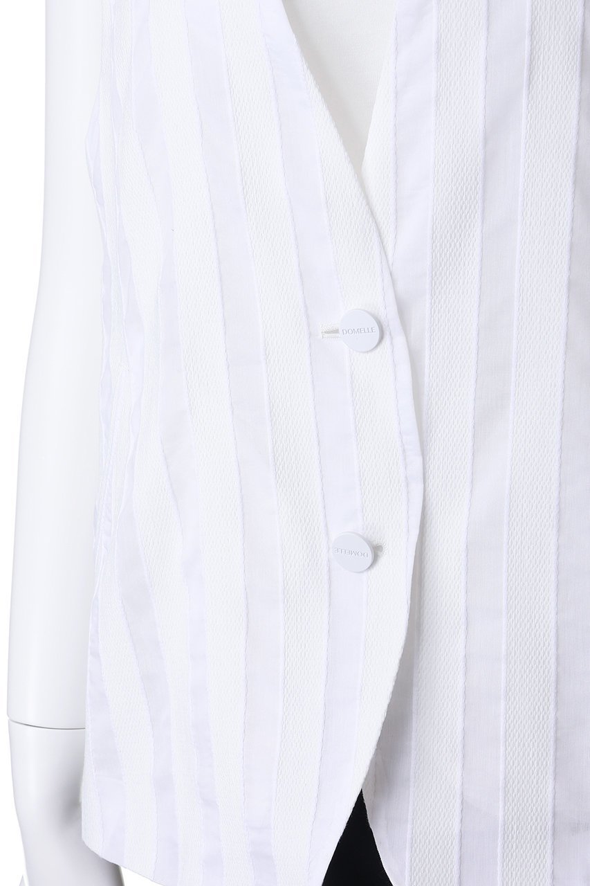 【ドメル/DOMELLE】のシアー ストライプ ベスト 人気、トレンドファッション・服の通販 founy(ファニー) ファッション Fashion レディースファッション Fashion for Women アウター Coat / Outerwear Collection レディースジャケット・軽アウター Jackets おすすめ Recommended / Our Picks シアー Sheer, See-Through ショート Short, Short Length ジャケット Jacket, Outerwear ストライプ Stripe, Striped Pattern セットアップ Set-Up, Coordinated Outfit ベスト Vest, Waistcoat マニッシュ Mannish, Boyish 夏 Summer 新作・新入荷 New Arrivals / New In other-5|ID: prp329100004851247 ipo3291000000036196450