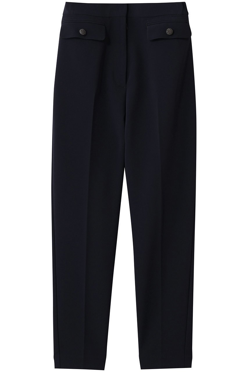 【エムダブリュー/MW】のトリアセテート(NS) テーパード パンツ インテリア・キッズ・メンズ・レディースファッション・服の通販 founy(ファニー) ファッション Fashion レディースファッション Fashion for Women パンツ Pants & Trousers センター Center, Center Line テーパード Tapered, Tapered Pants フィット Fit, Slim Fit フロント Front, Front Design ポケット Pocket, Pocket Detail エレガント 上品 Elegant ダークネイビー|ID: prp329100004851253 ipo3291000000035883437