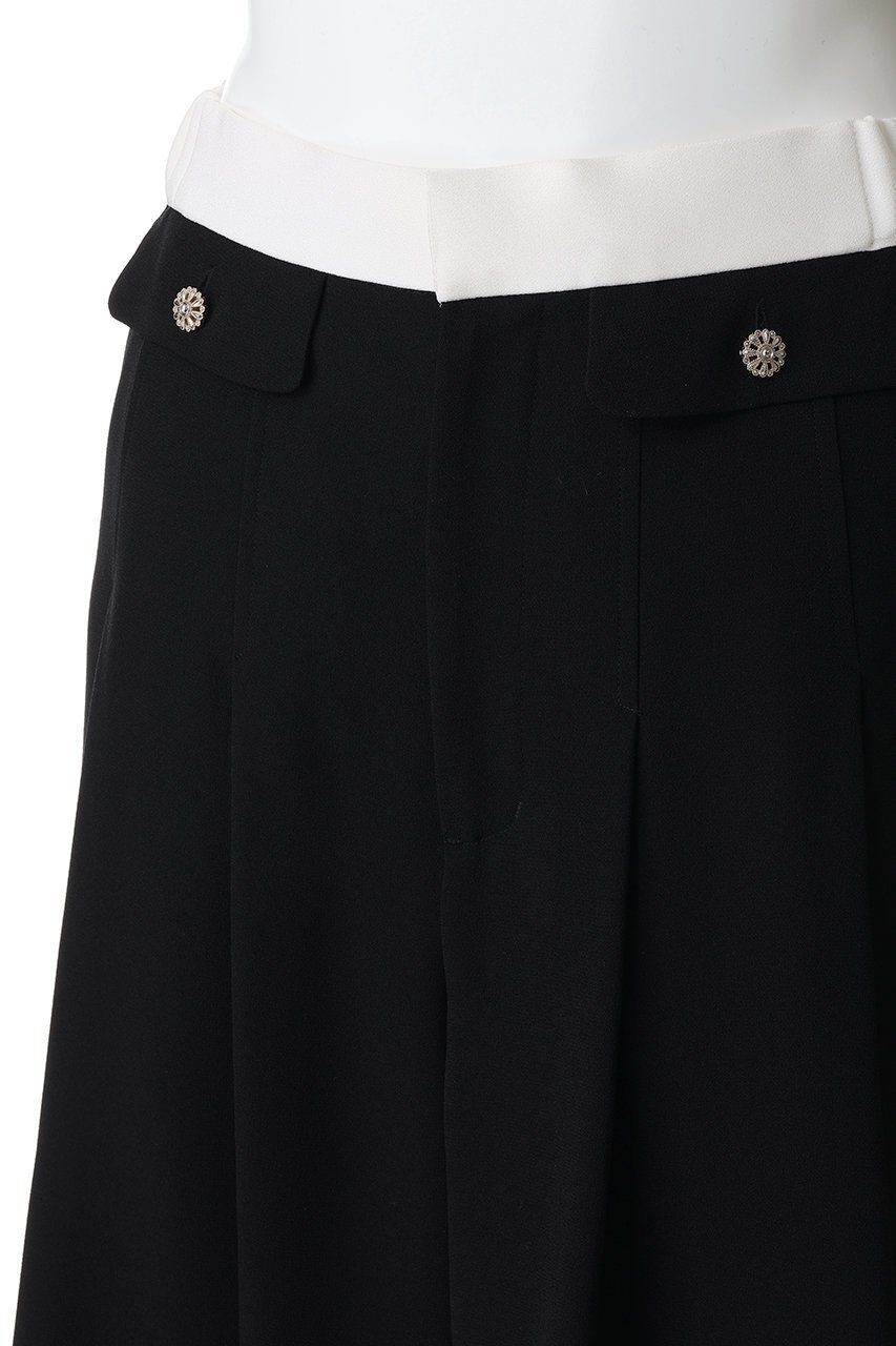 【エムダブリュー/MW】のバックサテン タック パンツ 人気、トレンドファッション・服の通販 founy(ファニー) 　ファッション　Fashion　レディースファッション　Fashion for Women　パンツ　Pants & Trousers　ショートパンツ・ハーフパンツ　High-Waisted & Relaxed Shorts　バッグ　Bags　サテン　Satin, Glossy Fabric　ショート　Short, Short Length　フォーマル　Formal, Dressy　エレガント 上品　Elegant　新作・新入荷　New Arrivals / New In　other-5|ID: prp329100004851256 ipo3291000000035576118