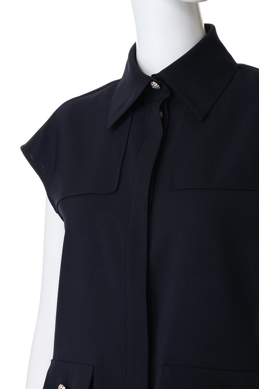 【エムダブリュー/MW】のトリアセテート(D) スリーブレス ブラウス 人気、トレンドファッション・服の通販 founy(ファニー) 　ファッション　Fashion　レディースファッション　Fashion for Women　トップス・カットソー　Cut & Sew Tops　キャミソール&ノースリーブ　Camisoles & Sleeveless Tops　シャツ・ブラウス・オフィスカジュアル　Elegant Blouses & Button-Ups　イレギュラー　Irregular Design　インナー　Innerwear　ジャケット　Jacket, Outerwear　スリーブ　Sleeve, Long Sleeve / Short Sleeve　ノースリーブ　Sleeveless, No-Sleeve　ボトム　Bottoms, Lower Wear　モダン　Modern, Contemporary　リュクス　Luxury, Elegant, High-End, Chic　エレガント 上品　Elegant　夏　Summer　定番　Standard, Basic Item　新作・新入荷　New Arrivals / New In　other-5|ID: prp329100004851259 ipo3291000000035576162