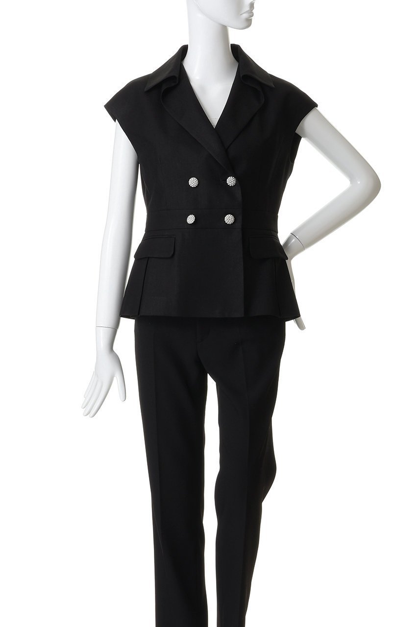 【エムダブリュー/MW】のトリアセテート (NL) ノースリーブ ダブル ジャケット 人気、トレンドファッション・服の通販 founy(ファニー) 　ファッション　Fashion　レディースファッション　Fashion for Women　アウター　Coat / Outerwear Collection　レディースジャケット・軽アウター　Jackets　インナー　Innerwear　カットソー　Cut and Sewn Top　ジャケット　Jacket, Outerwear　セットアップ　Set-Up, Coordinated Outfit　ダブル　Double, Double-Breasted　ドレープ　Drape, Draping Fabric　ノースリーブ　Sleeveless, No-Sleeve　ベスト　Vest, Waistcoat　リネン　Linen, Linen Fabric　エレガント 上品　Elegant　夏　Summer　新作・新入荷　New Arrivals / New In　春　Spring　S/S・春夏　SS, Spring/Summer, Warm Season　other-2|ID: prp329100004851264 ipo3291000000035576227