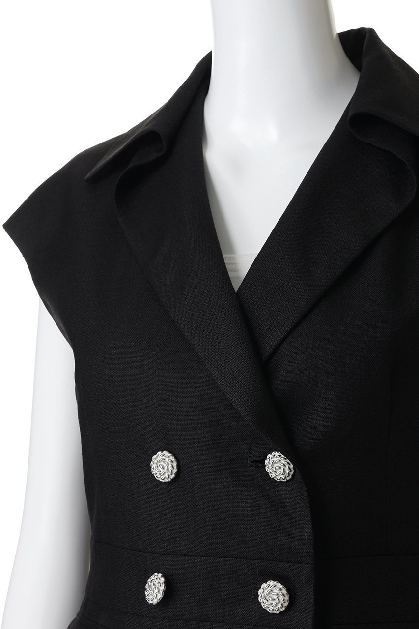 【エムダブリュー/MW】のトリアセテート(NL) ノースリーブ ダブル ジャケット 人気、トレンドファッション・服の通販 founy(ファニー) 　ファッション　Fashion　レディースファッション　Fashion for Women　アウター　Coat / Outerwear Collection　レディースジャケット・軽アウター　Jackets　インナー　Innerwear　カットソー　Cut and Sewn Top　ジャケット　Jacket, Outerwear　セットアップ　Set-Up, Coordinated Outfit　ダブル　Double, Double-Breasted　ドレープ　Drape, Draping Fabric　ノースリーブ　Sleeveless, No-Sleeve　ベスト　Vest, Waistcoat　リネン　Linen, Linen Fabric　エレガント 上品　Elegant　夏　Summer　新作・新入荷　New Arrivals / New In　春　Spring　S/S・春夏　SS, Spring/Summer, Warm Season　other-5|ID: prp329100004851264 ipo3291000000036163465