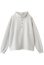 【ガリャルダガランテ/GALLARDAGALANTE】のハーフスナップスウェット 人気、トレンドファッション・服の通販 founy(ファニー) ファッション Fashion レディースファッション Fashion for Women トップス・カットソー Cut & Sew Tops シャツ・ブラウス・オフィスカジュアル Elegant Blouses & Button-Ups レディースパーカー・カジュアルフーディー Casual Hoodies & Sweatshirts ロングTシャツ・Tシャツ Longline T-Shirts & Tees スウェット・クルーネックトップス Sweatshirts & Crewnecks / Relaxed Fit Sweat Tops カットソー・ベーシックTシャツ Cut-and-Sewn Tops / Stretch Tees & Basics 2026年 2026 スウェット / スエット Sweatshirt, Sweatwear フロント Front, Front Design ボトム Bottoms, Lower Wear 夏 Summer 春 Spring S/S・春夏 SS, Spring/Summer, Warm Season thumbnail ライトグレー|ID: prp329100004851265 ipo3291000000035576241