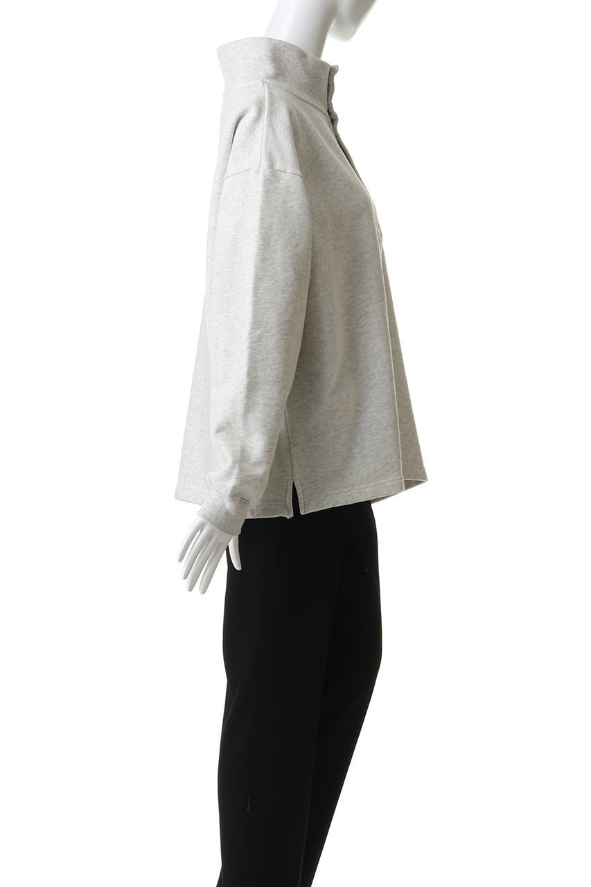 【ガリャルダガランテ/GALLARDAGALANTE】のハーフスナップスウェット 人気、トレンドファッション・服の通販 founy(ファニー) 　ファッション　Fashion　レディースファッション　Fashion for Women　トップス・カットソー　Cut & Sew Tops　シャツ・ブラウス・オフィスカジュアル　Elegant Blouses & Button-Ups　レディースパーカー・カジュアルフーディー　Casual Hoodies & Sweatshirts　ロングTシャツ・Tシャツ　Longline T-Shirts & Tees　スウェット・クルーネックトップス　Sweatshirts & Crewnecks / Relaxed Fit Sweat Tops　カットソー・ベーシックTシャツ　Cut-and-Sewn Tops / Stretch Tees & Basics　2026年　2026　スウェット / スエット　Sweatshirt, Sweatwear　フロント　Front, Front Design　ボトム　Bottoms, Lower Wear　夏　Summer　春　Spring　S/S・春夏　SS, Spring/Summer, Warm Season　other-3|ID: prp329100004851265 ipo3291000000035576243