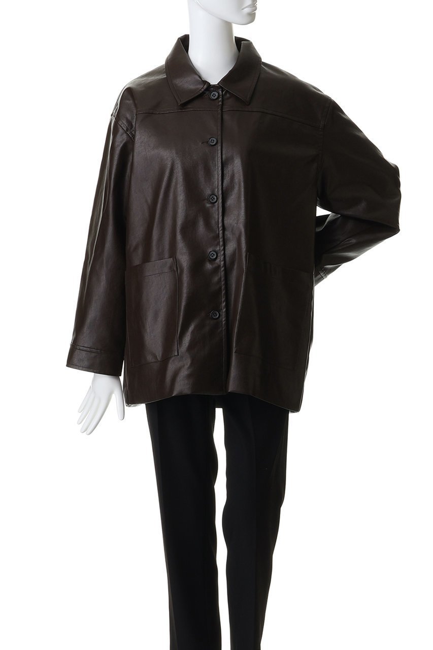 【ミディウミソリッド/MIDIUMISOLID】のsynthetic leather over size blouson ブルゾン 人気、トレンドファッション・服の通販 founy(ファニー) 　ファッション　Fashion　レディースファッション　Fashion for Women　アウター　Coat / Outerwear Collection　レディースジャケット・軽アウター　Jackets　ブルゾンジャケット・スポーティアウター　Blouson Jackets　2026年　2026　エレガント 上品　Elegant　クール　Cool, Chic　シンプル　Simple, Minimal　ジャケット　Jacket, Outerwear　トレンド　Trend, Trending Now　フェミニン　Feminine, Girly　ブルゾン　Blouson, Bomber Jacket　夏　Summer　春　Spring　S/S・春夏　SS, Spring/Summer, Warm Season　other-2|ID: prp329100004851273 ipo3291000000035576322