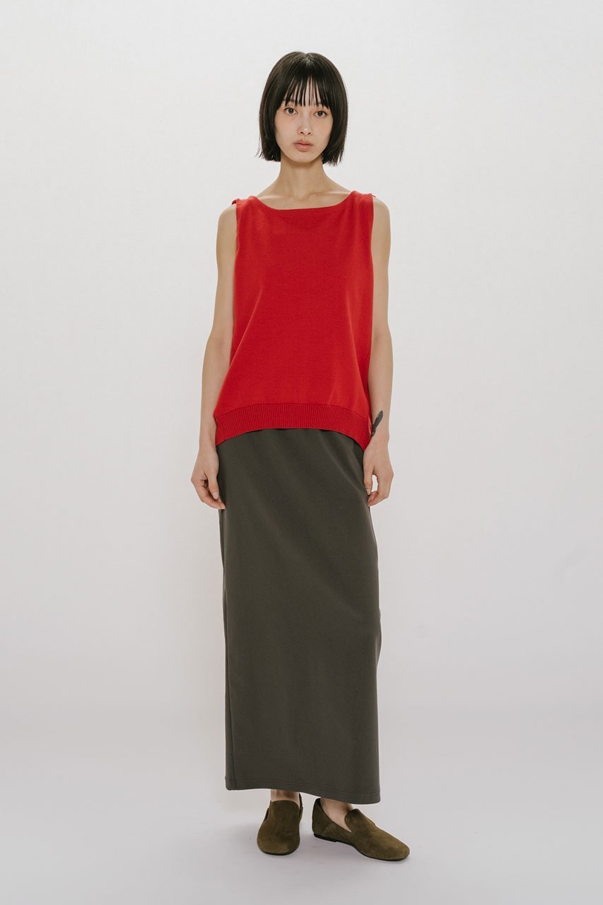 【ミディウミソリッド/MIDIUMISOLID】のtuck N/S wide vest ベスト 人気、トレンドファッション・服の通販 founy(ファニー) 　ファッション　Fashion　レディースファッション　Fashion for Women　トップス・カットソー　Cut & Sew Tops　ニット　Knit Tops & Sweaters　ベスト&ジレ / 重ね着スタイル　Vests & Gilets　カジュアルプルオーバー・ニットトップス　Pullovers & Knit Tops / Casual Pullovers　インナー　Innerwear　ジャケット　Jacket, Outerwear　スリーブ　Sleeve, Long Sleeve / Short Sleeve　ベスト　Vest, Waistcoat　エレガント 上品　Elegant　夏　Summer　other-8|ID: prp329100004851274 ipo3291000000036424499