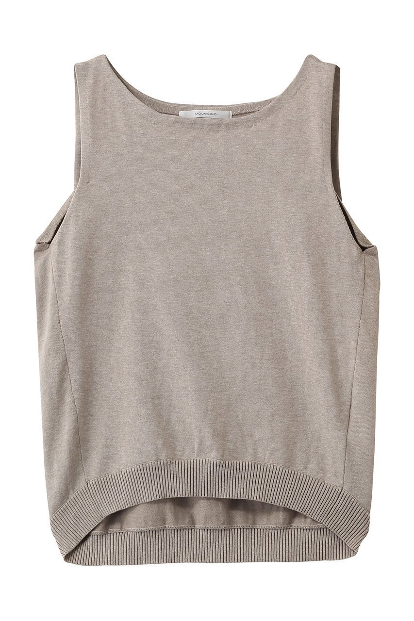 【ミディウミソリッド/MIDIUMISOLID】のtuck N/S wide vest ベスト インテリア・キッズ・メンズ・レディースファッション・服の通販 founy(ファウニー) 　ファッション　Fashion　レディースファッション　Fashion for Women　トップス・カットソー　Cut & Sew Tops　ニット　Knit Tops & Sweaters　ベスト&ジレ / 重ね着スタイル　Vests & Gilets　カジュアルプルオーバー・ニットトップス　Pullovers & Knit Tops / Casual Pullovers　インナー　Innerwear　ジャケット　Jacket, Outerwear　スリーブ　Sleeve, Long Sleeve / Short Sleeve　ベスト　Vest, Waistcoat　エレガント 上品　Elegant　夏　Summer　beige|ID: prp329100004851274 ipo3291000000036519709