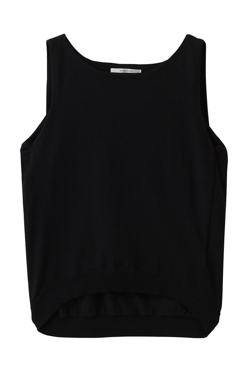 【ミディウミソリッド/MIDIUMISOLID】のtuck N/S wide vest ベスト インテリア・キッズ・メンズ・レディースファッション・服の通販 founy(ファウニー) 　ファッション　Fashion　レディースファッション　Fashion for Women　トップス・カットソー　Cut & Sew Tops　ニット　Knit Tops & Sweaters　ベスト&ジレ / 重ね着スタイル　Vests & Gilets　カジュアルプルオーバー・ニットトップス　Pullovers & Knit Tops / Casual Pullovers　インナー　Innerwear　ジャケット　Jacket, Outerwear　スリーブ　Sleeve, Long Sleeve / Short Sleeve　ベスト　Vest, Waistcoat　エレガント 上品　Elegant　夏　Summer　black|ID: prp329100004851274 ipo3291000000036519711