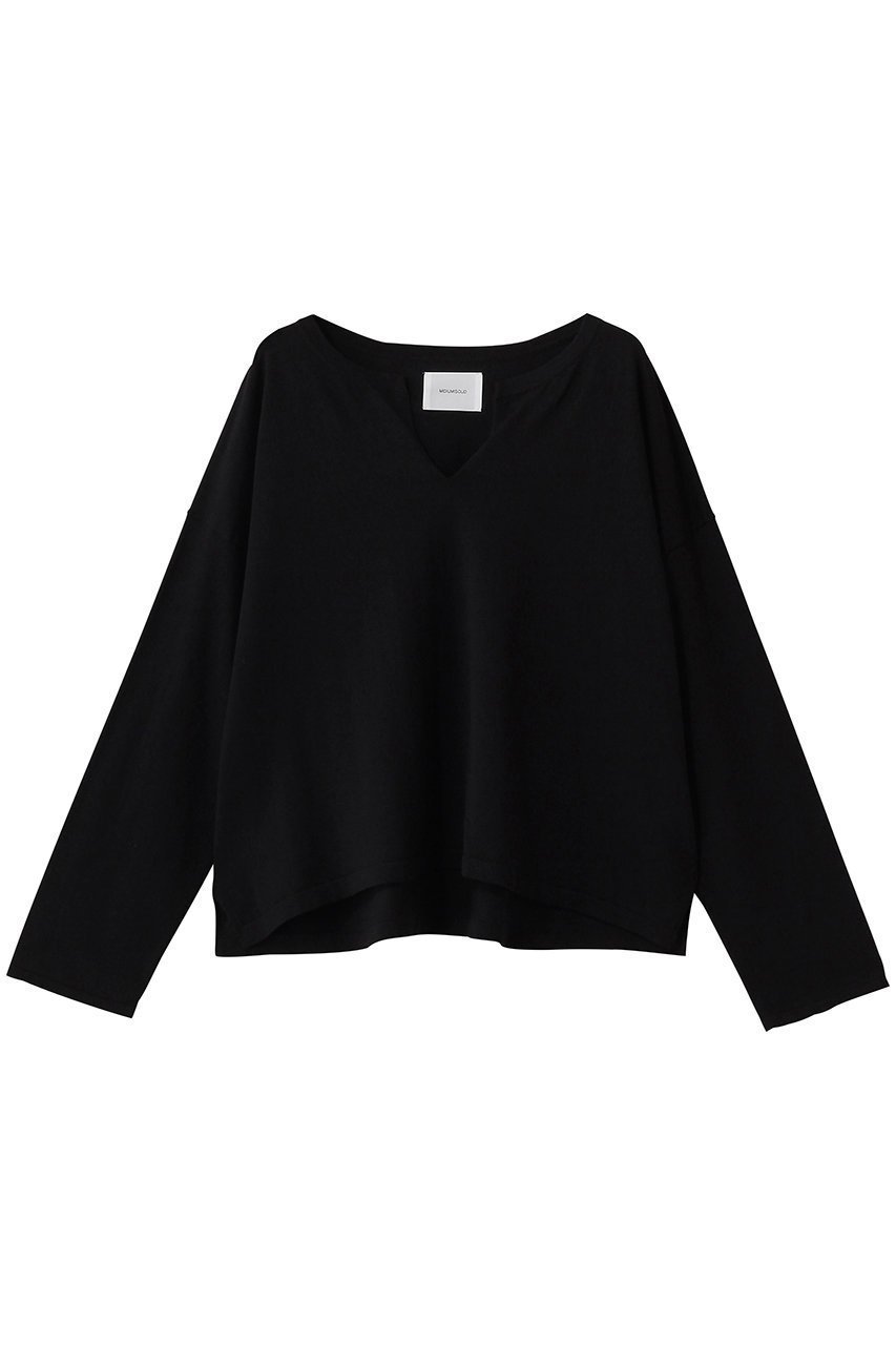【ミディウミソリッド/MIDIUMISOLID】のskipper wide P/O プルオーバー インテリア・キッズ・メンズ・レディースファッション・服の通販 founy(ファニー) ファッション Fashion レディースファッション Fashion for Women トップス・カットソー Cut & Sew Tops ニット Knit Tops & Sweaters カジュアルプルオーバー・ニットトップス Pullovers & Knit Tops / Casual Pullovers スリット Slit, Slit Detail ハイネック High Neck, Mock Neck black|ID: prp329100004851275 ipo3291000000035955889
