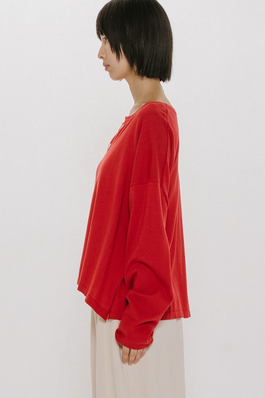 【ミディウミソリッド/MIDIUMISOLID】のskipper wide P/O プルオーバー 人気、トレンドファッション・服の通販 founy(ファニー) ファッション Fashion レディースファッション Fashion for Women トップス・カットソー Cut & Sew Tops ニット Knit Tops & Sweaters カジュアルプルオーバー・ニットトップス Pullovers & Knit Tops / Casual Pullovers スリット Slit, Slit Detail ハイネック High Neck, Mock Neck other-6|ID: prp329100004851275 ipo3291000000036423371