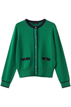 【アルアバイル/allureville】 ハイショクポケットクルーカーディガン A人気、トレンドファッション・服の通販 founy(ファニー) ファッション Fashion レディースファッション Fashion for Women トップス・カットソー Cut & Sew Tops ニット Knit Tops & Sweaters カーディガン・羽織り Layered Style Cardigans 2026年 2026 カーディガン Cardigan, Knitwear ジャケット Jacket, Outerwear エレガント 上品 Elegant 夏 Summer 春 Spring S/S・春夏 SS, Spring/Summer, Warm Season |ID:prp329100004851277