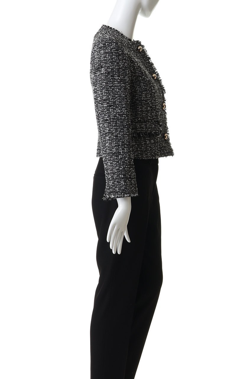 【アルアバイル/allureville】のツィードノーカラージャケット 人気、トレンドファッション・服の通販 founy(ファニー) 　ファッション　Fashion　レディースファッション　Fashion for Women　アウター　Coat / Outerwear Collection　レディースジャケット・軽アウター　Jackets　ノーカラージャケット / シンプル上品コーデ　Collarless Jackets　2026年　2026　コンパクト　Compact, Small Size　ジャケット　Jacket, Outerwear　パーティ　Party, Party Style　夏　Summer　春　Spring　S/S・春夏　SS, Spring/Summer, Warm Season　other-3|ID: prp329100004851278 ipo3291000000035576398