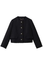 【アルアバイル/allureville】のツィードノーカラージャケット 大人の最旬トレンドファッション＆コーディネート founy(ファウニー) ファッション Fashion レディースファッション Fashion for Women アウター Coat / Outerwear Collection レディースジャケット・軽アウター Jackets ノーカラージャケット / シンプル上品コーデ Collarless Jackets コンパクト Compact, Small Size ジャケット Jacket, Outerwear パーティ Party, Party Style thumbnail ネイビー|ID: prp329100004851278 ipo3291000000036838415