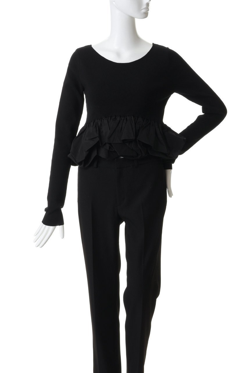 【クラネ/CLANE】のW BALLOON SHORT KNIT TOPS ニット/セーター 人気、トレンドファッション・服の通販 founy(ファニー) 　ファッション　Fashion　レディースファッション　Fashion for Women　トップス・カットソー　Cut & Sew Tops　ニット　Knit Tops & Sweaters　カジュアルプルオーバー・ニットトップス　Pullovers & Knit Tops / Casual Pullovers　2026年　2026　オケージョン　Occasion Wear　セーター　Sweater, Knitwear　バルーン　Balloon, Balloon Silhouette　パーティ　Party, Party Style　ペプラム　Peplum, Flared Hem　夏　Summer　春　Spring　S/S・春夏　SS, Spring/Summer, Warm Season　other-2|ID: prp329100004851279 ipo3291000000035576412