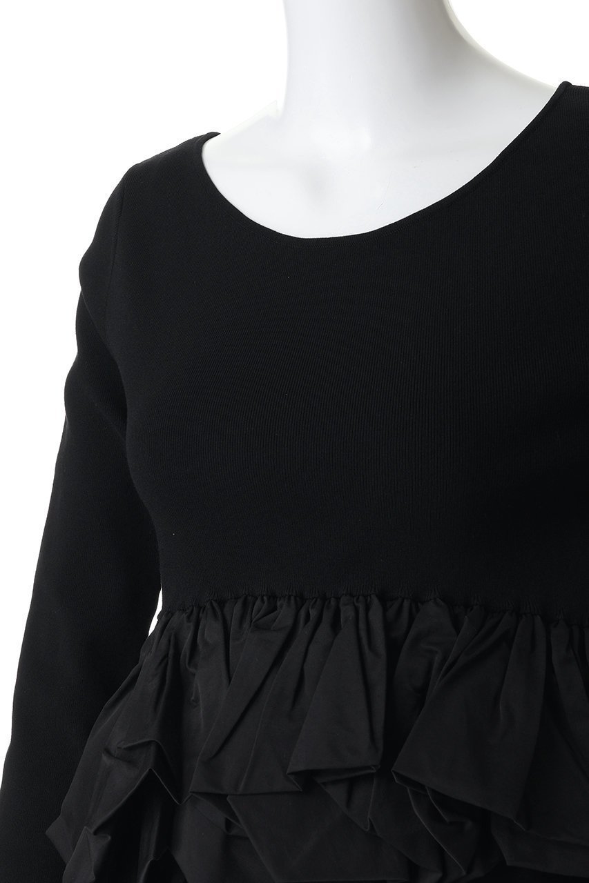 【クラネ/CLANE】のW BALLOON SHORT KNIT TOPS ニット/セーター 人気、トレンドファッション・服の通販 founy(ファニー) 　ファッション　Fashion　レディースファッション　Fashion for Women　トップス・カットソー　Cut & Sew Tops　ニット　Knit Tops & Sweaters　カジュアルプルオーバー・ニットトップス　Pullovers & Knit Tops / Casual Pullovers　2026年　2026　オケージョン　Occasion Wear　セーター　Sweater, Knitwear　バルーン　Balloon, Balloon Silhouette　パーティ　Party, Party Style　ペプラム　Peplum, Flared Hem　夏　Summer　春　Spring　S/S・春夏　SS, Spring/Summer, Warm Season　other-5|ID: prp329100004851279 ipo3291000000035576415