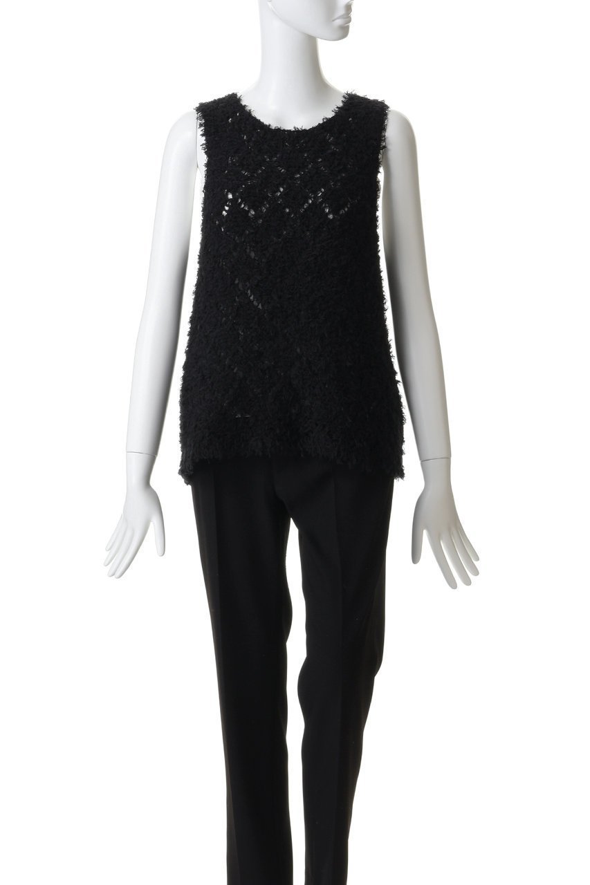 【ミズイロ インド/mizuiro ind】のpatterned vest ベスト 大人の最旬トレンドファッション＆コーディネート founy(ファウニー) 　ファッション　Fashion　レディースファッション　Fashion for Women　トップス・カットソー　Cut & Sew Tops　ニット　Knit Tops & Sweaters　ベスト&ジレ / 重ね着スタイル　Vests & Gilets　カジュアルプルオーバー・ニットトップス　Pullovers & Knit Tops / Casual Pullovers　シアー　Sheer, See-Through　フリンジ　Fringe, Tassel　ベスト　Vest, Waistcoat　other-2|ID: prp329100004851280 ipo3291000000036846240