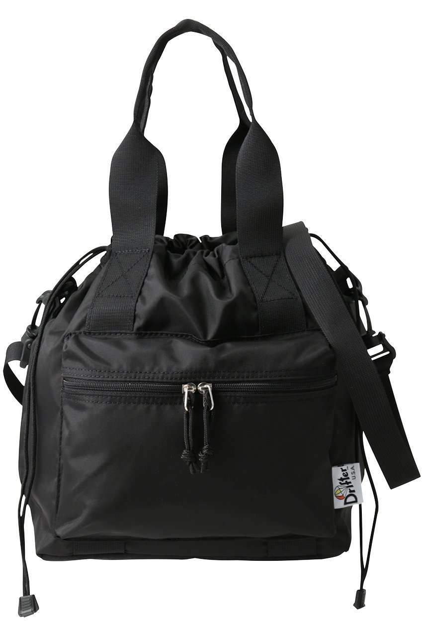 【エリオポール/heliopole】の【Drifter】HANDLE POCKET トートバッグ インテリア・キッズ・メンズ・レディースファッション・服の通販 founy(ファニー) 　ファッション　Fashion　レディースファッション　Fashion for Women　バッグ　Bags　2026年　2026　フロント　Front, Front Design　ポケット　Pocket, Pocket Detail　ワーク　Workwear, Utility Style　夏　Summer　巾着　Drawstring Bag, Kinchaku　旅行　Travel　春　Spring　S/S・春夏　SS, Spring/Summer, Warm Season　ブラック|ID: prp329100004851281 ipo3291000000035576445