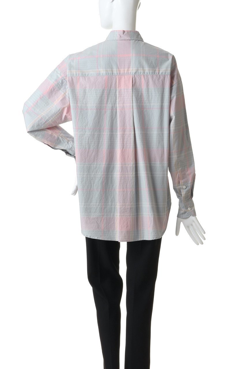 【エリオポール/heliopole】のthe EDITOR シャツ(PALE PLAID) 人気、トレンドファッション・服の通販 founy(ファニー) ファッション Fashion レディースファッション Fashion for Women トップス・カットソー Cut & Sew Tops シャツ・ブラウス・オフィスカジュアル Elegant Blouses & Button-Ups シンプル Simple, Minimal スウェット / スエット Sweatshirt, Sweatwear スリーブ Sleeve, Long Sleeve / Short Sleeve チェック Check, Plaid, Tartan ロング Long, Long-Length 人気 Popular, Best Seller 夏 Summer 定番 Standard, Basic Item 春 Spring S/S・春夏 SS, Spring/Summer, Warm Season other-4|ID: prp329100004851282 ipo3291000000036423380