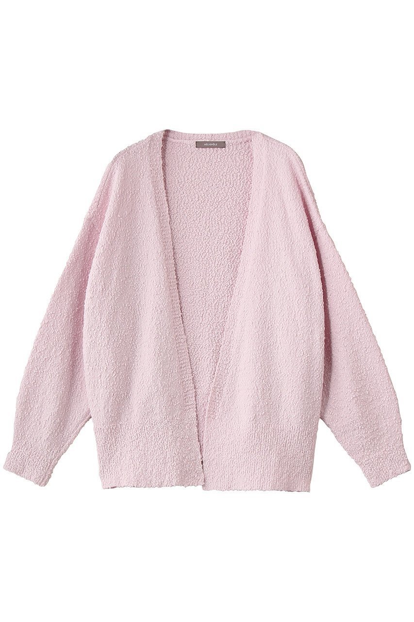 【エリオポール/heliopole】のバブルコットンニットオープンカーディガン インテリア・キッズ・メンズ・レディースファッション・服の通販 founy(ファニー) 　ファッション　Fashion　レディースファッション　Fashion for Women　トップス・カットソー　Cut & Sew Tops　ニット　Knit Tops & Sweaters　カーディガン・羽織り　Layered Style Cardigans　2026年　2026　カーディガン　Cardigan, Knitwear　夏　Summer　春　Spring　S/S・春夏　SS, Spring/Summer, Warm Season　ピンク|ID: prp329100004851283 ipo3291000000035576467