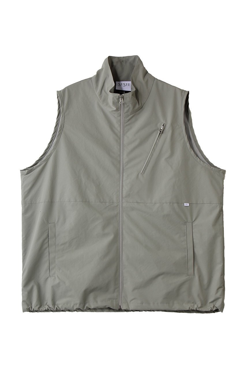 【シシ/sisii】の【UNISEX】ハイネックベスト インテリア・キッズ・メンズ・レディースファッション・服の通販 founy(ファニー) 　ファッション　Fashion　レディースファッション　Fashion for Women　アウター　Coat / Outerwear Collection　レディースジャケット・軽アウター　Jackets　2026年　2026　ユニセックス　Unisex, Genderless　カットソー　Cut and Sewn Top　ジャケット　Jacket, Outerwear　ハイネック　High Neck, Mock Neck　ベスト　Vest, Waistcoat　ポケット　Pocket, Pocket Detail　夏　Summer　春　Spring　S/S・春夏　SS, Spring/Summer, Warm Season　モス|ID: prp329100004851285 ipo3291000000035576493