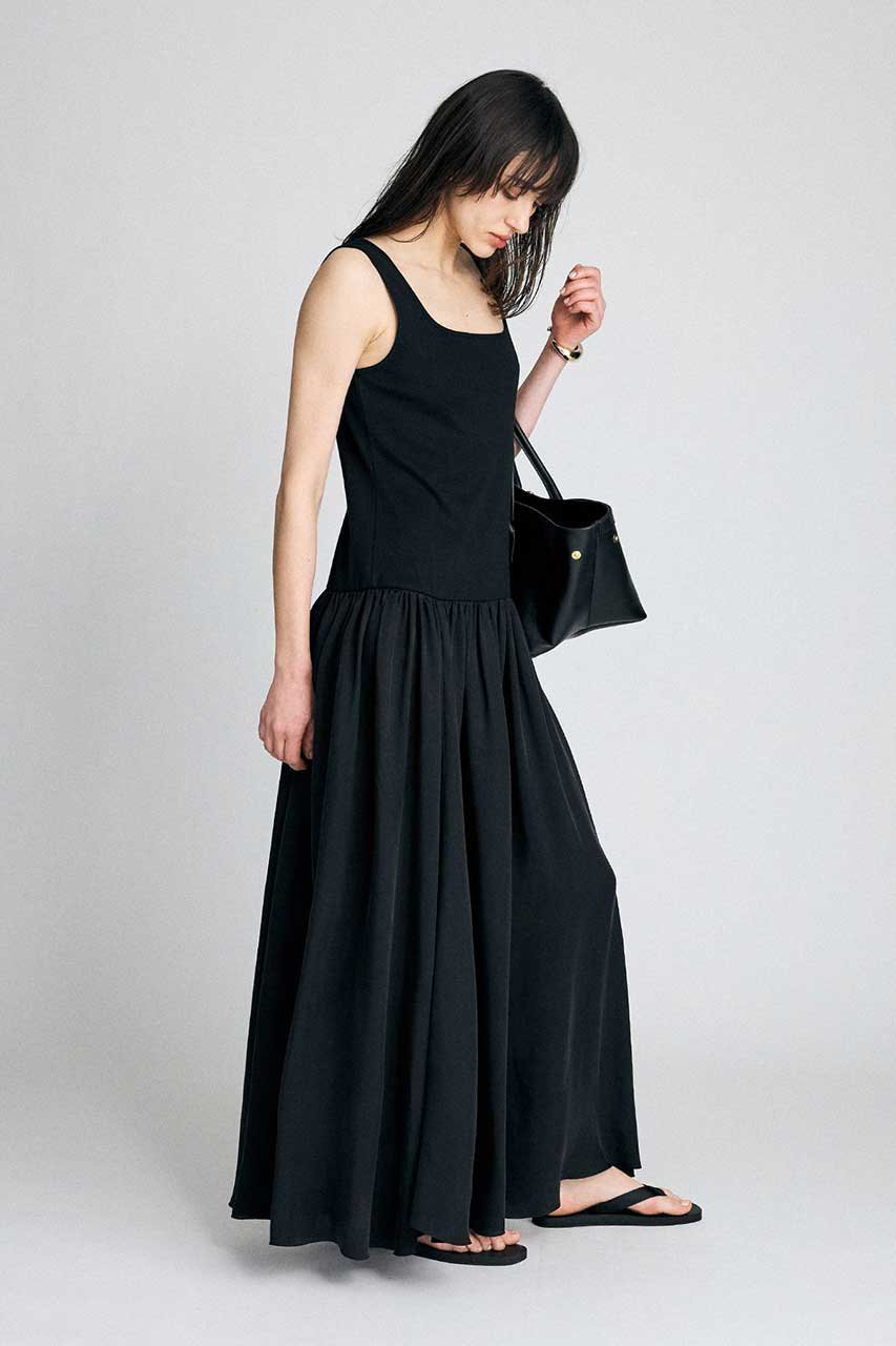 【ブリル/BRILL】のコンビギャザーワンピース 人気、トレンドファッション・服の通販 founy(ファニー) 　ファッション　Fashion　レディースファッション　Fashion for Women　ワンピース　Dresses　チュニック　Tunic Tops & Dresses　2026年　2026　キュプラ　Cupro, Eco Fabric　ギャザー　Gathered, Ruffled　チュニック　Tunic, Long Top　ロング　Long, Long-Length　夏　Summer　春　Spring　S/S・春夏　SS, Spring/Summer, Warm Season　 other-1|ID: prp329100004851296 ipo3291000000035576617